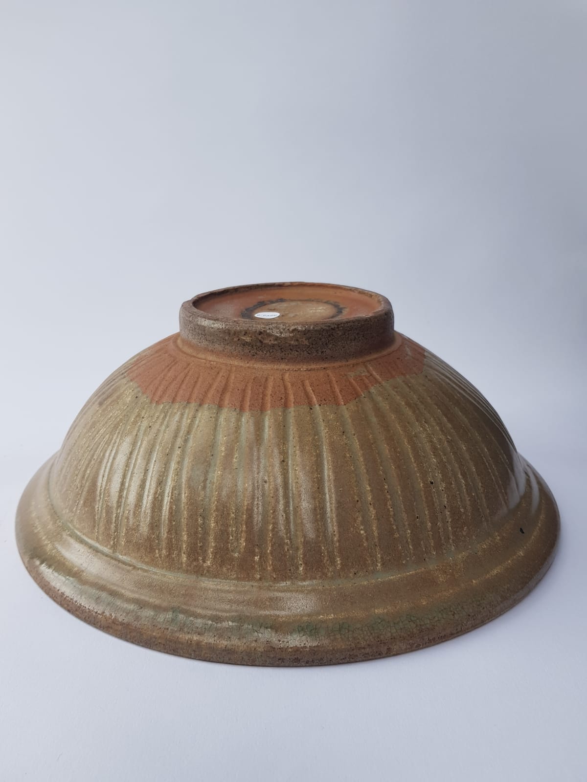 Antique 15th Century Thai Sawankhalok Celadon Bowl – Carved Lotus Design – Sukhothai Era