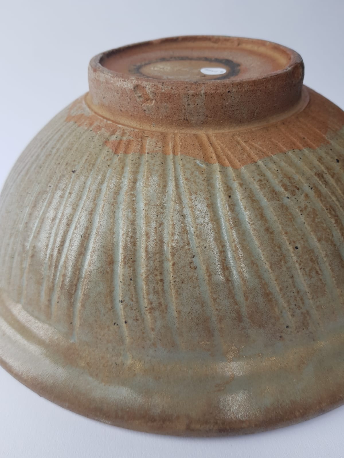 Antique 15th Century Thai Sawankhalok Celadon Bowl – Carved Lotus Design – Sukhothai Era