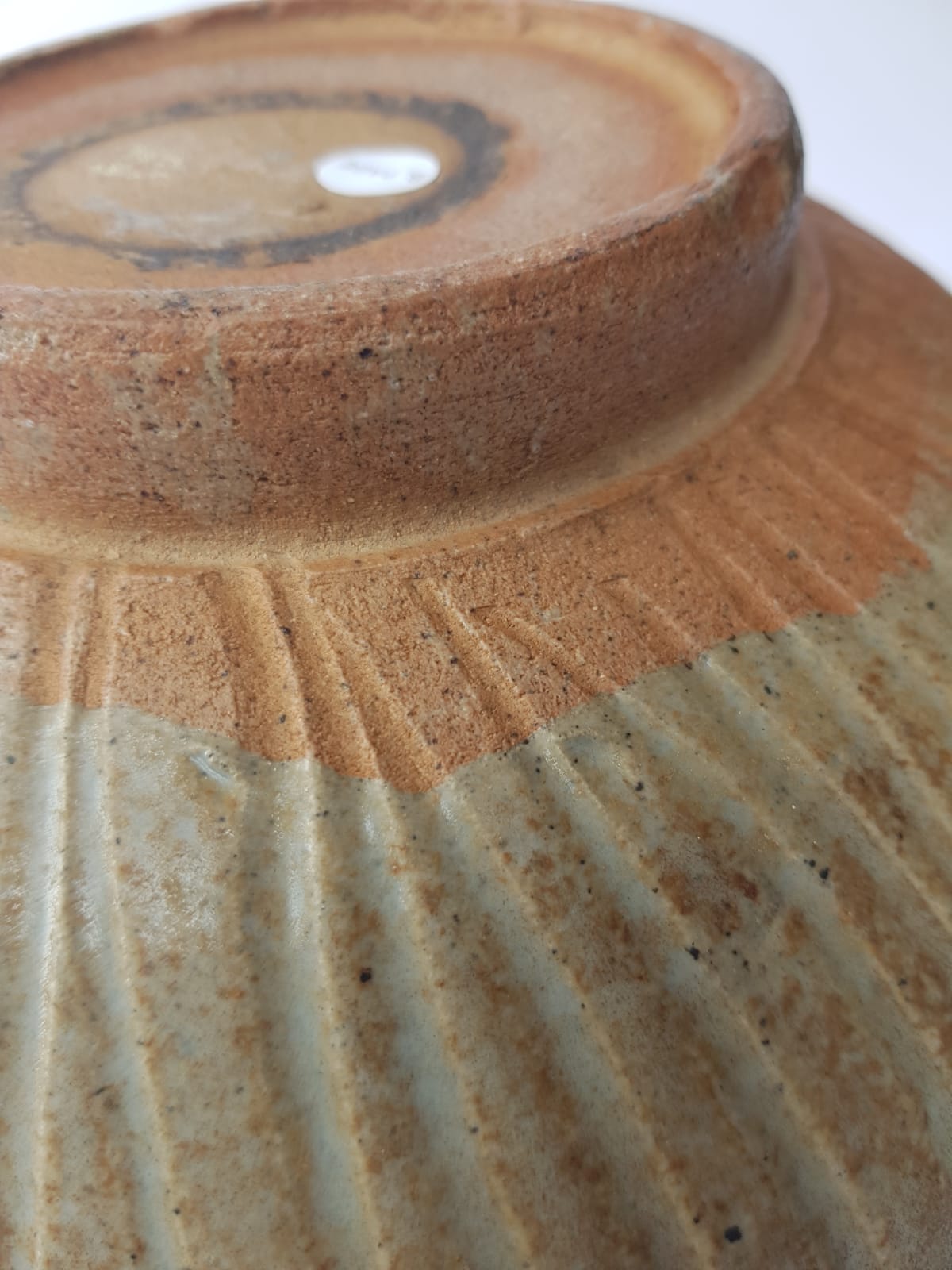 Antique 15th Century Thai Sawankhalok Celadon Bowl – Carved Lotus Design – Sukhothai Era