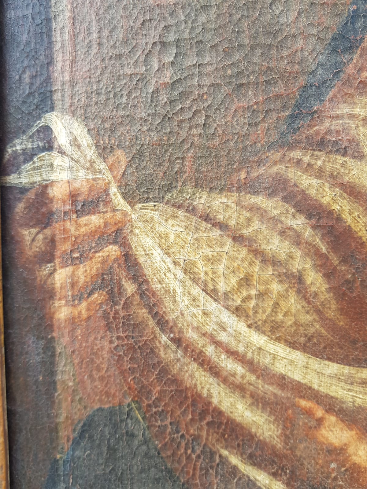 18th Century Bohemian School – "Madonna & Child" Devotional Oil on Canvas
