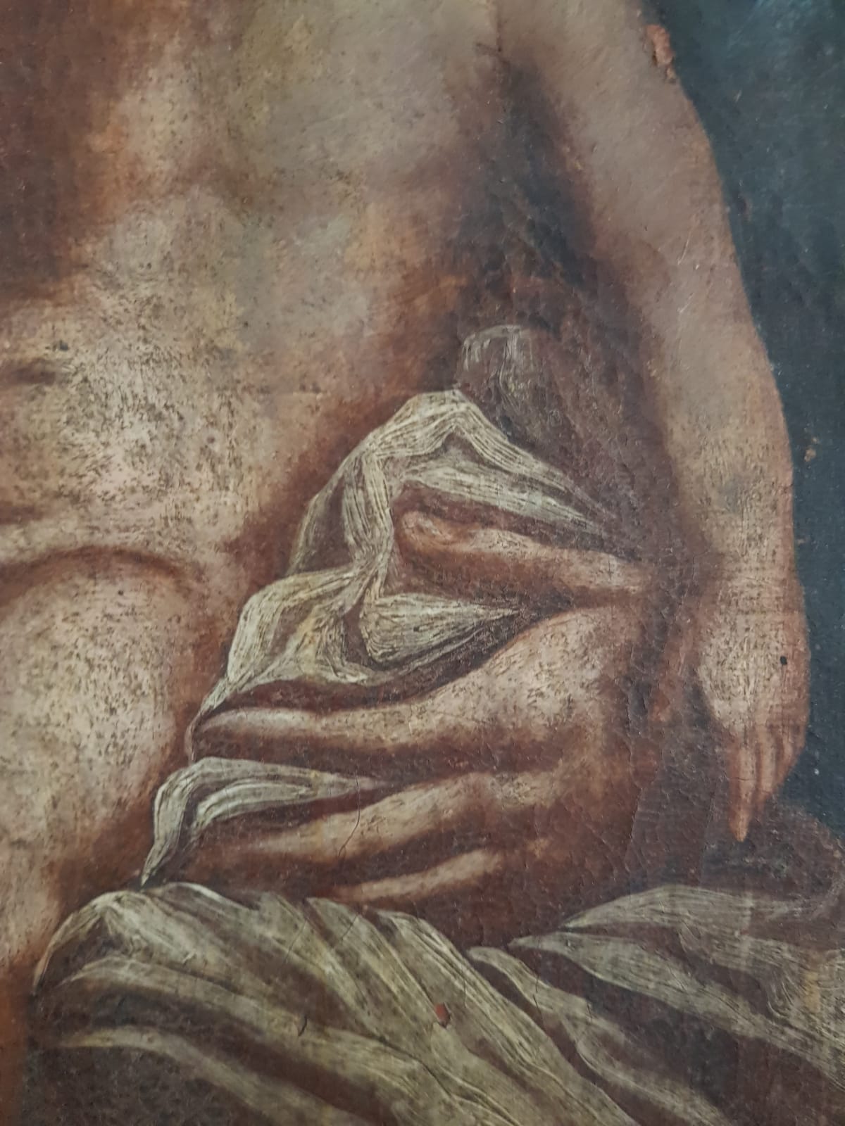 18th Century Bohemian School – "Madonna & Child" Devotional Oil on Canvas