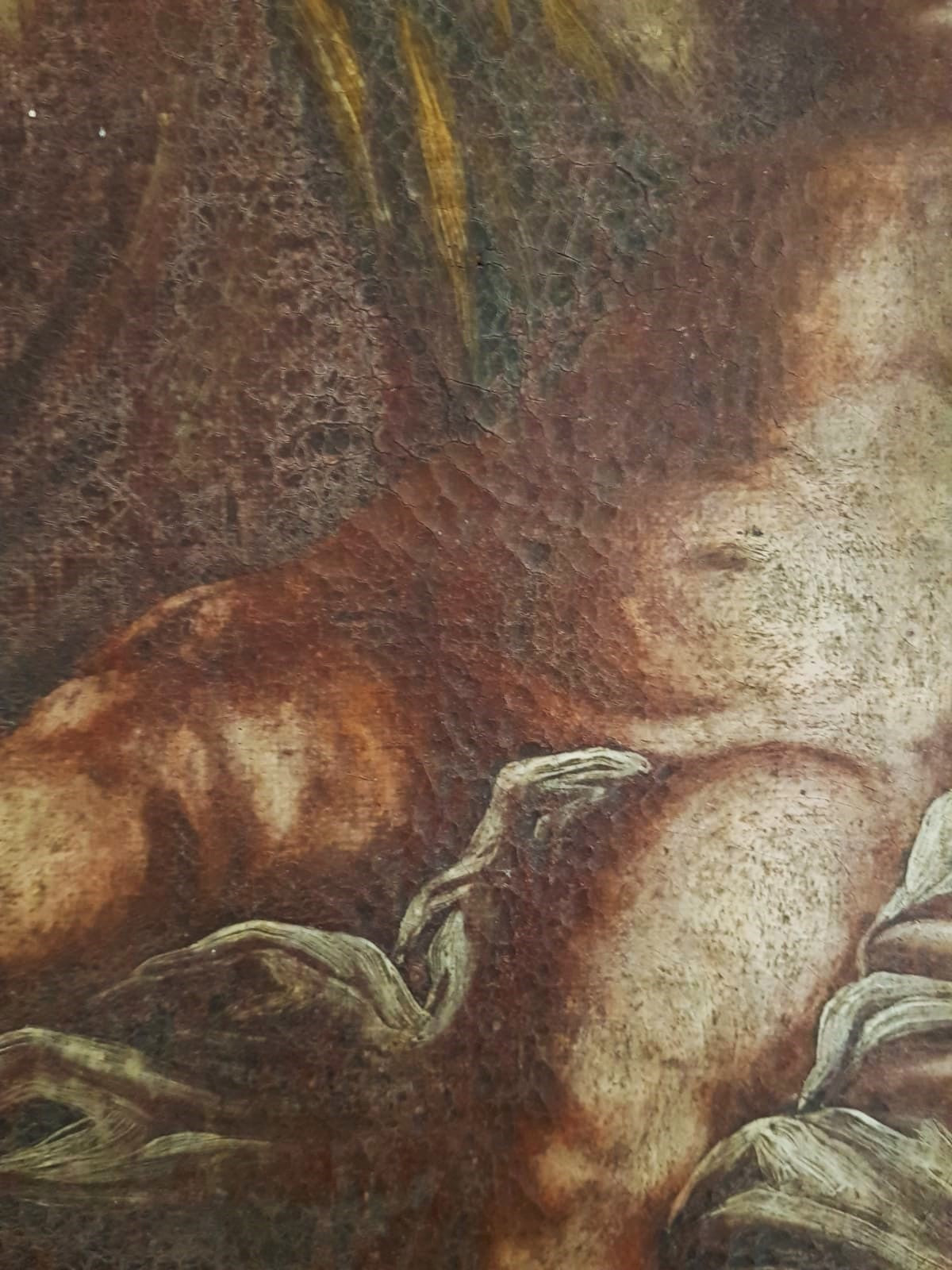 18th Century Bohemian School – "Madonna & Child" Devotional Oil on Canvas