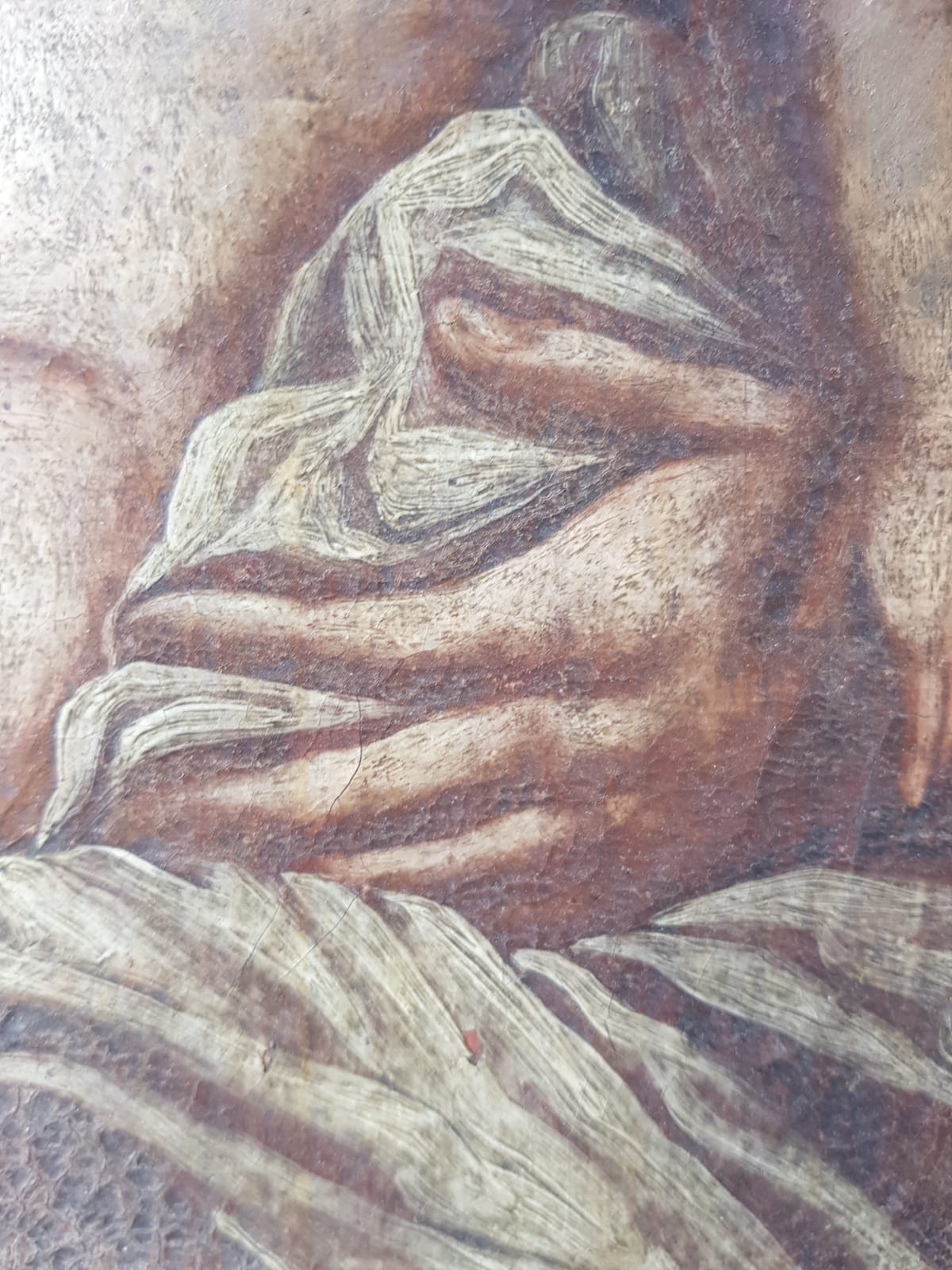 18th Century Bohemian School – "Madonna & Child" Devotional Oil on Canvas