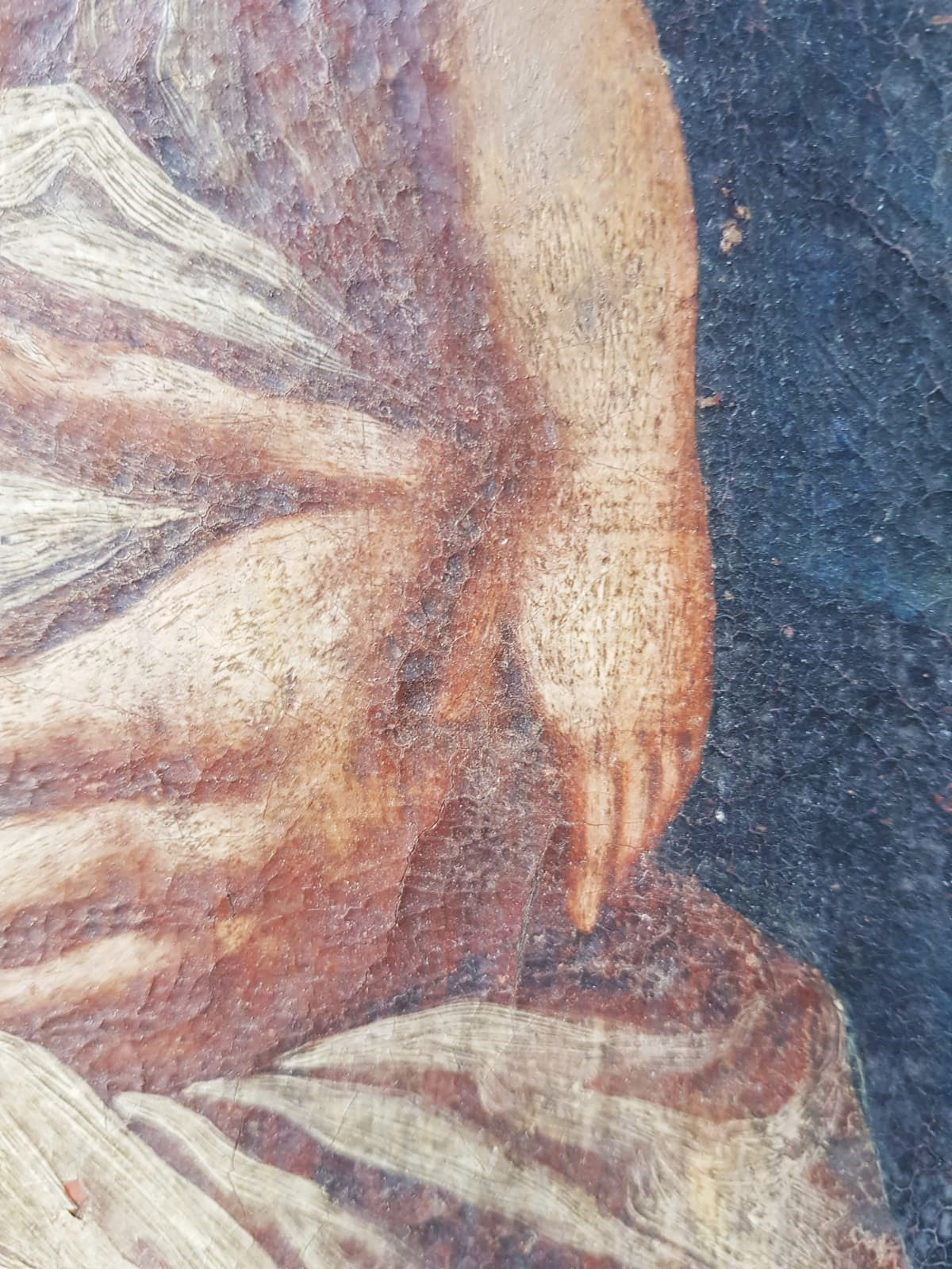 18th Century Bohemian School – "Madonna & Child" Devotional Oil on Canvas