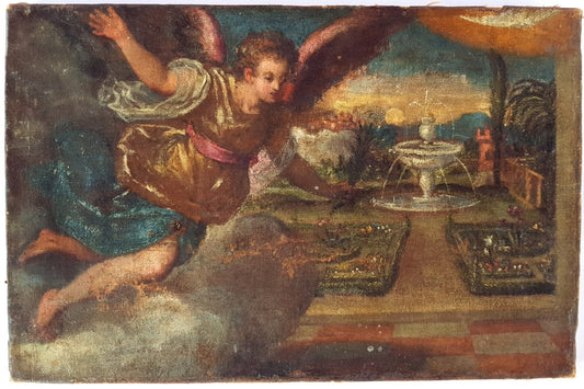 The Angel of the Fountain: Venitian Allegory, School of Lambert Sustris (1515-1584)