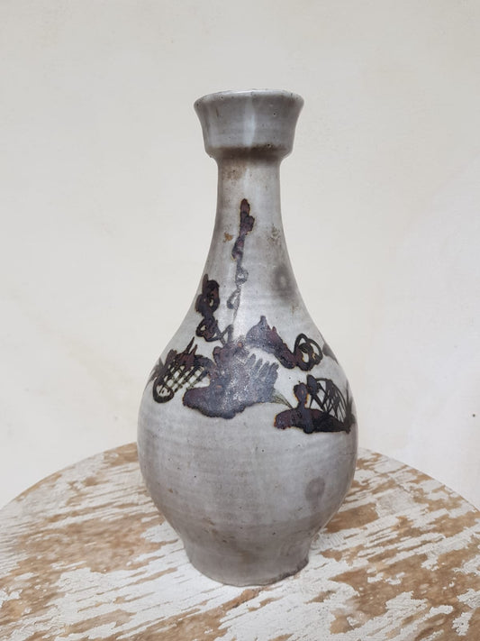 Antique Japanese Tokkuri (Sake Bottle) - Meiji Era (1868–1912)