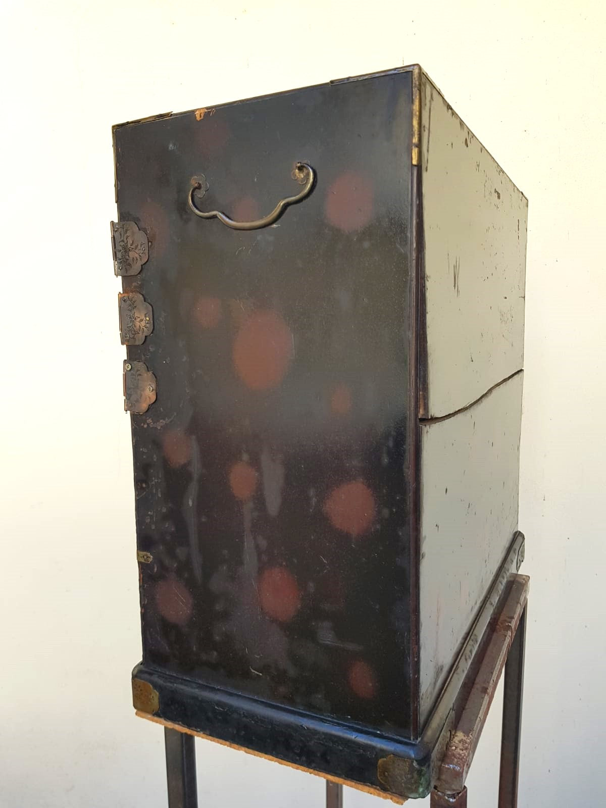 Antique Japanese Yosegi-Zaiku Kodansu Cabinet, Meiji Period, 19th Century