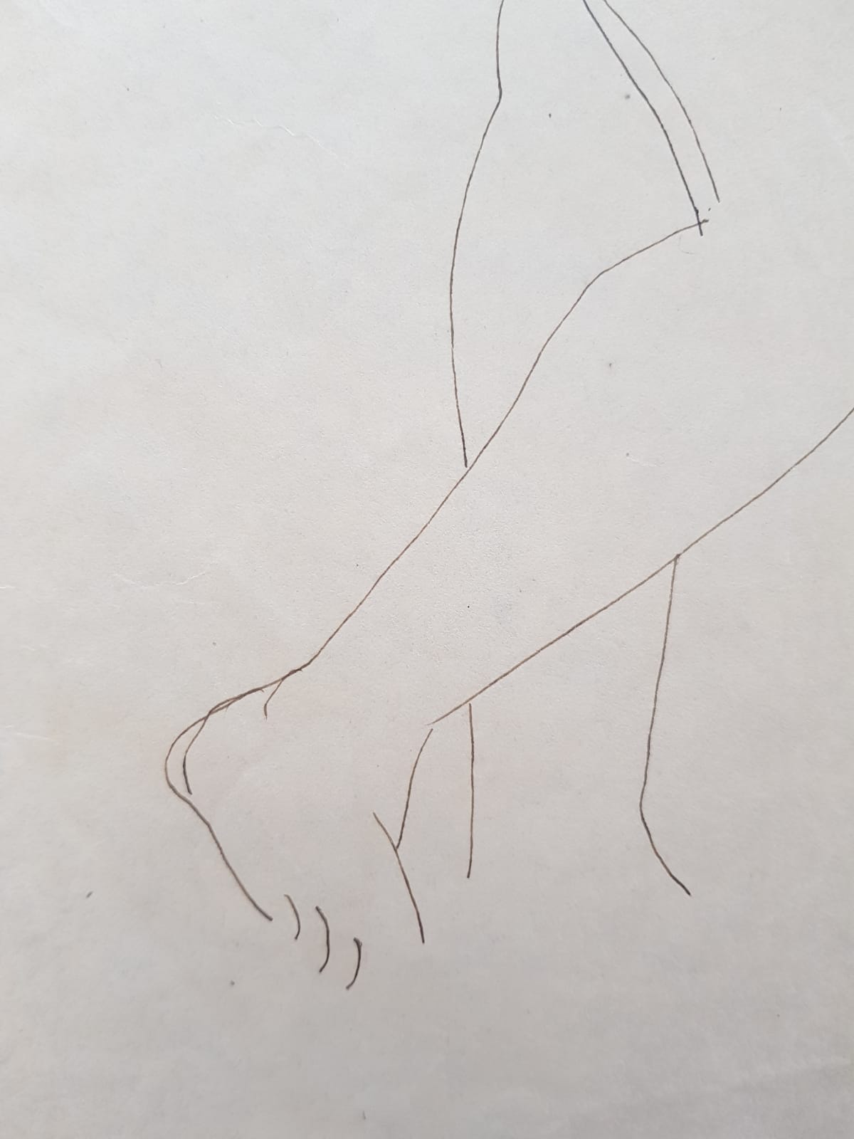 Charlotte Schrotter Radnitz (Lotte Frumi, 1899 - 1986)), An Avant-Garde Linear Female Nude Study, Czechoslovakia, 1926