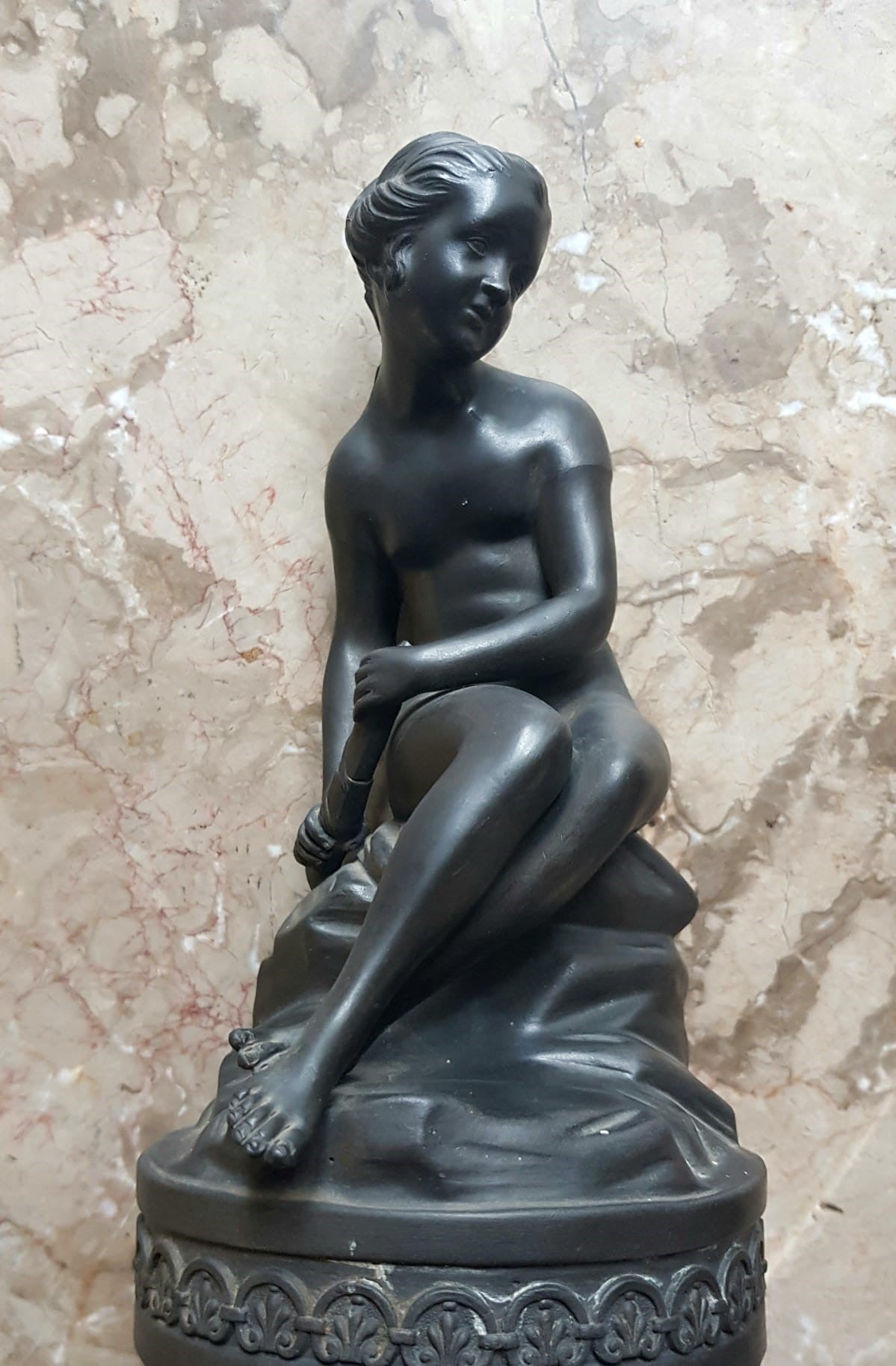 Psyche With Bow Figurine Wedgwood, England 19th Century