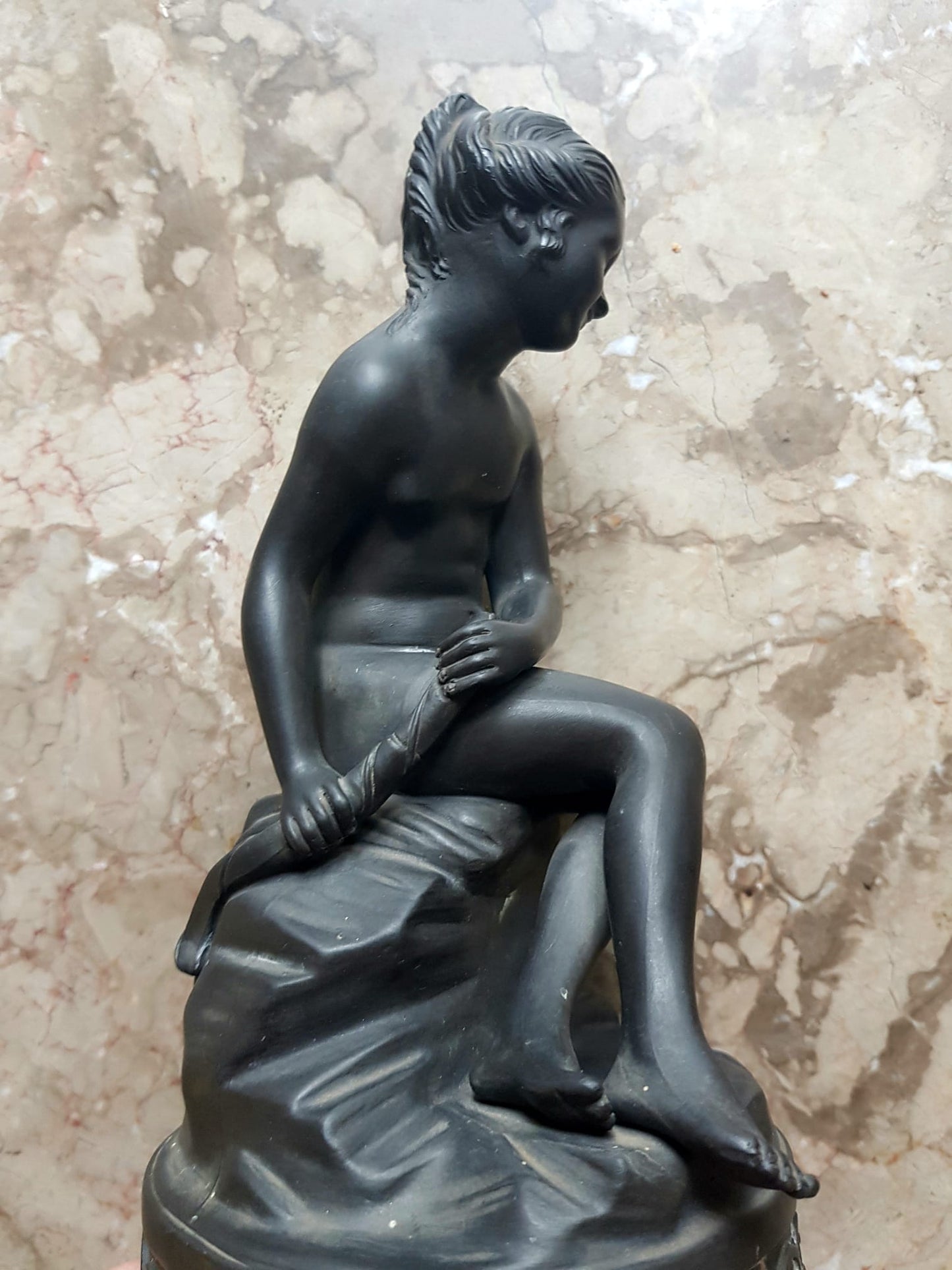 Psyche With Bow Figurine Wedgwood, England 19th Century