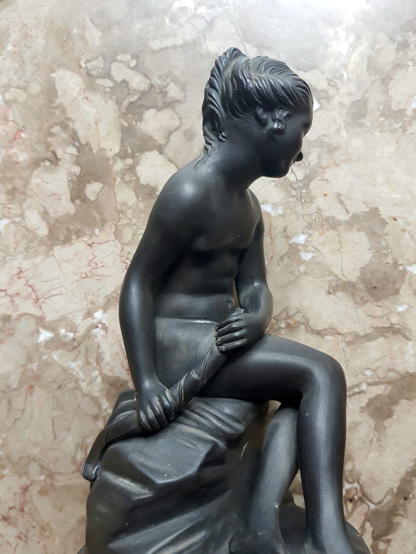 Psyche With Bow Figurine Wedgwood, England 19th Century