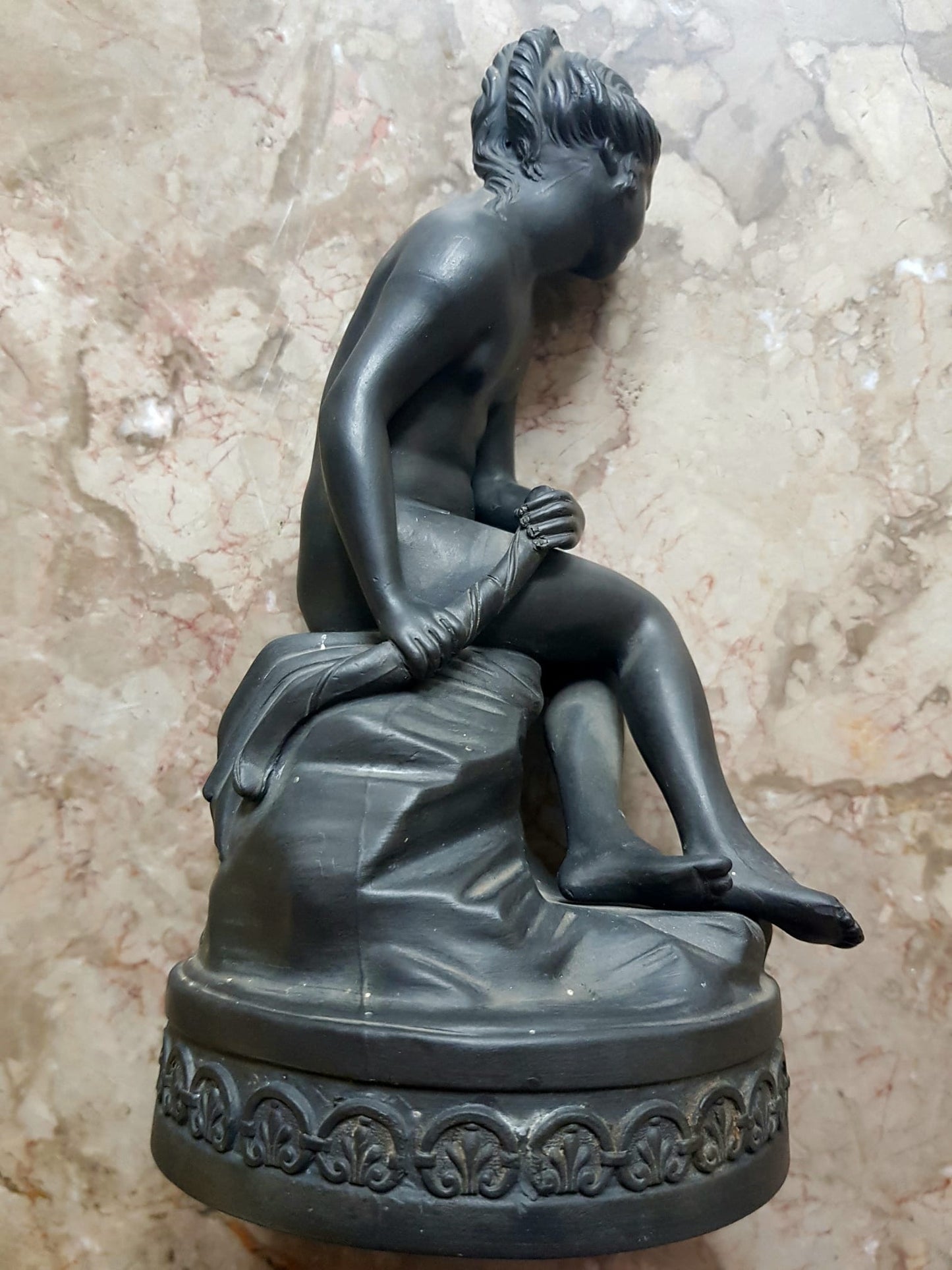 Psyche With Bow Figurine Wedgwood, England 19th Century