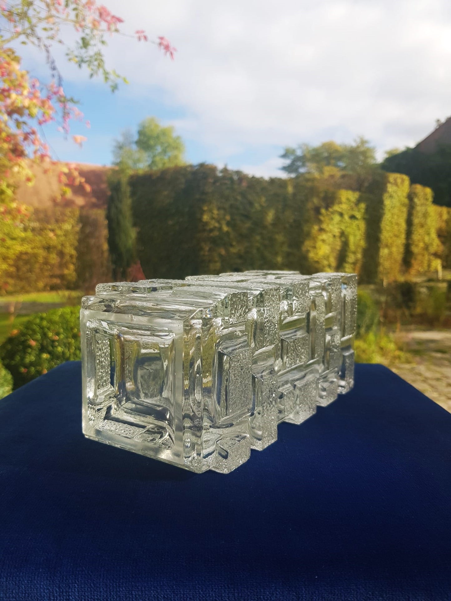 Glass Vase by Jiří Zejmon, Stuco/Panelák collection, Czechoslovakia 1969