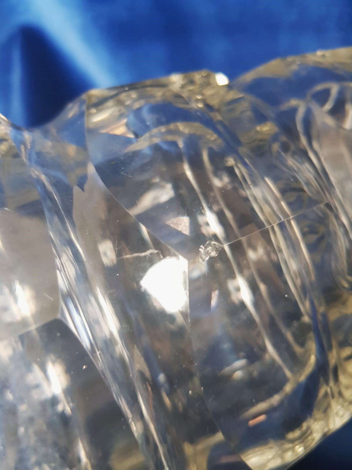 Art Deco Glass Vase Josef Hofmann for Moser Glassworks, Czechoslovakia 1940s