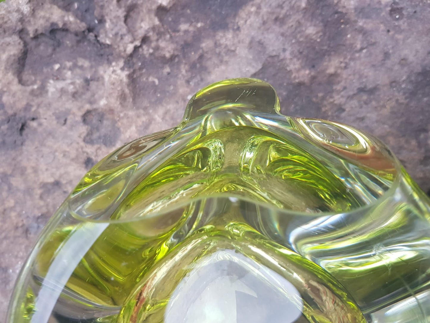 Glass Bowl/Ashtray by Josef Hospodka, Czechoslovakia 1960s