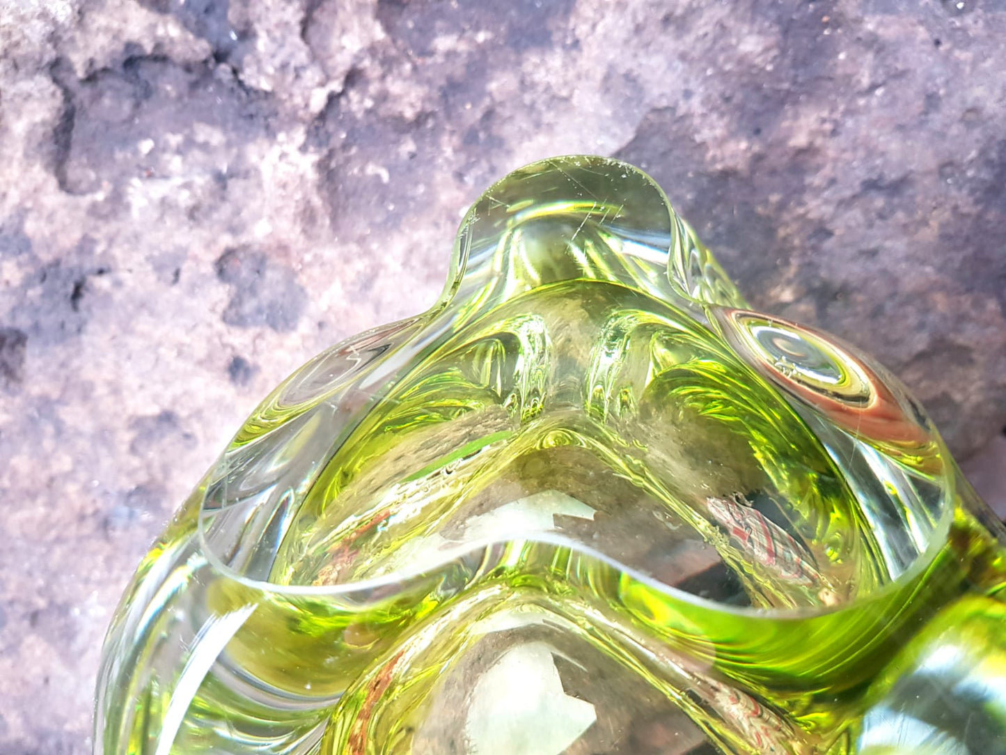 Glass Bowl/Ashtray by Josef Hospodka, Czechoslovakia 1960s