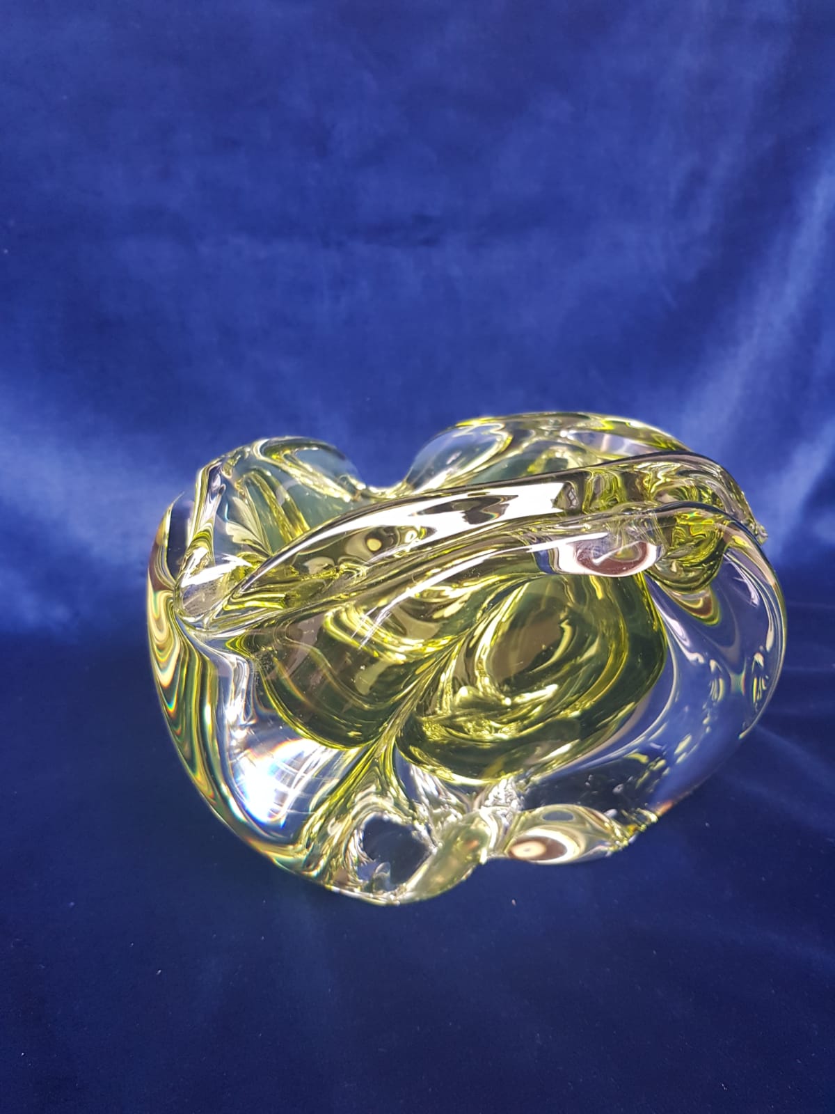 Glass Bowl/Ashtray by Josef Hospodka, Czechoslovakia 1960s