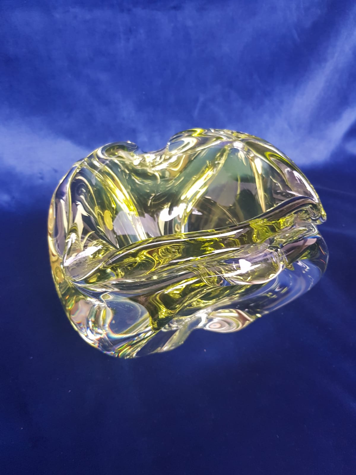 Glass Bowl/Ashtray by Josef Hospodka, Czechoslovakia 1960s