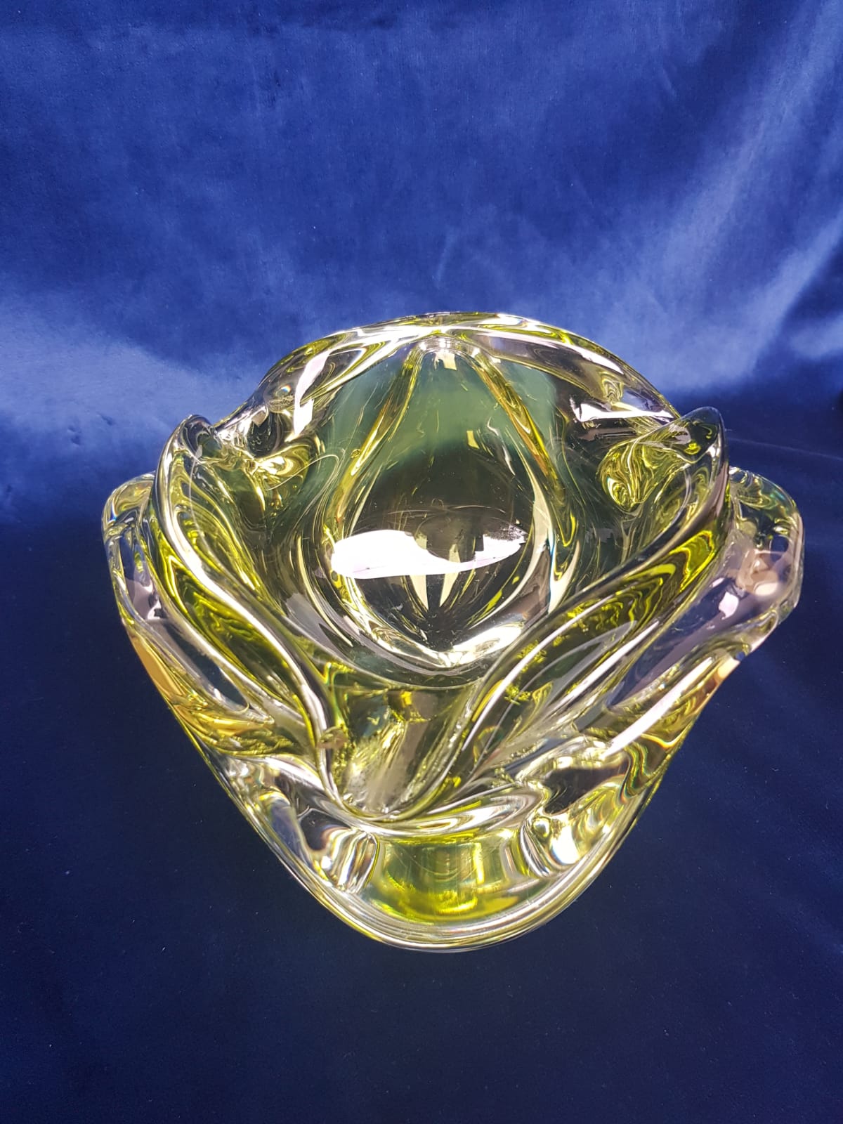 Glass Bowl/Ashtray by Josef Hospodka, Czechoslovakia 1960s