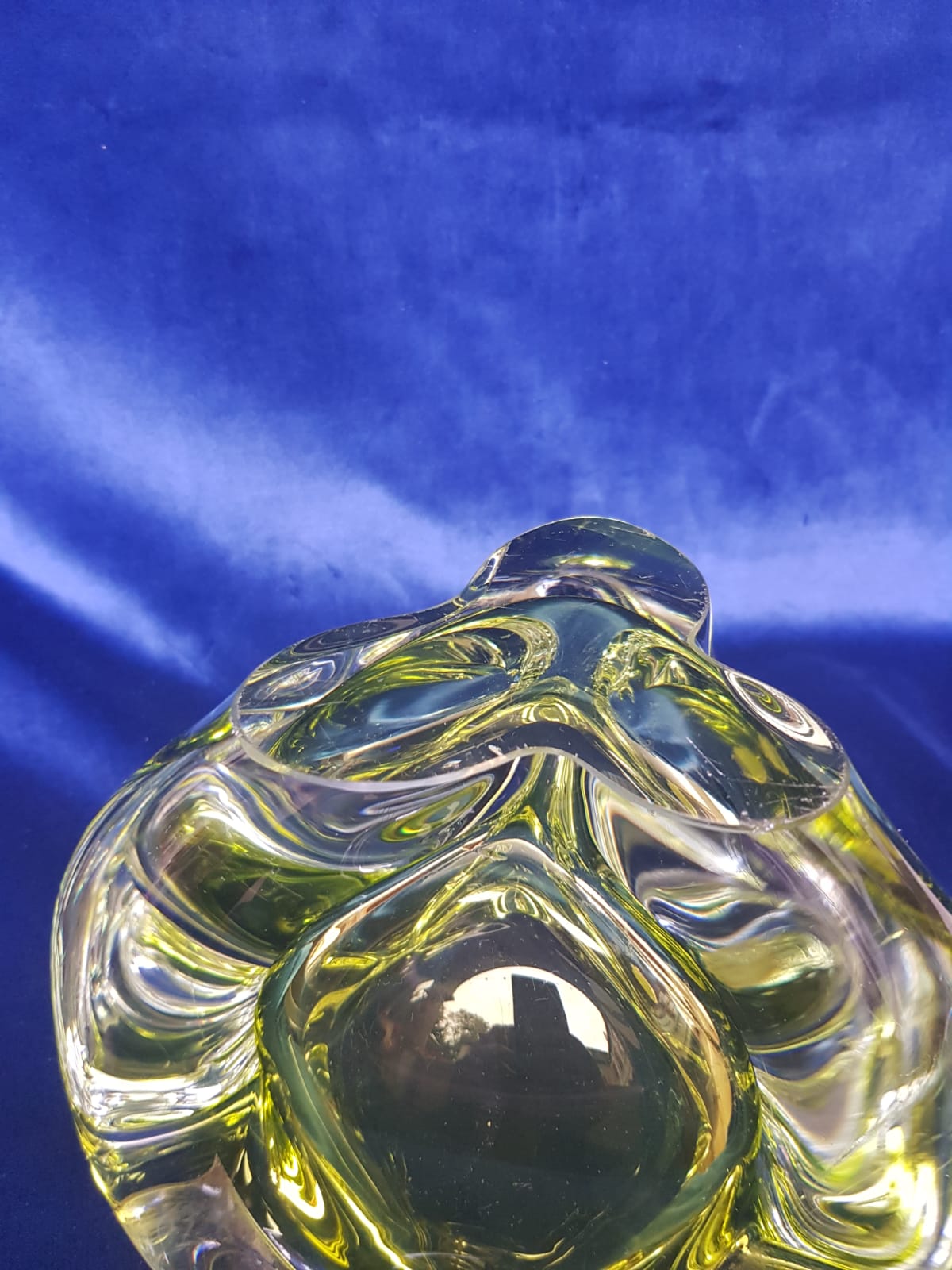 Glass Bowl/Ashtray by Josef Hospodka, Czechoslovakia 1960s