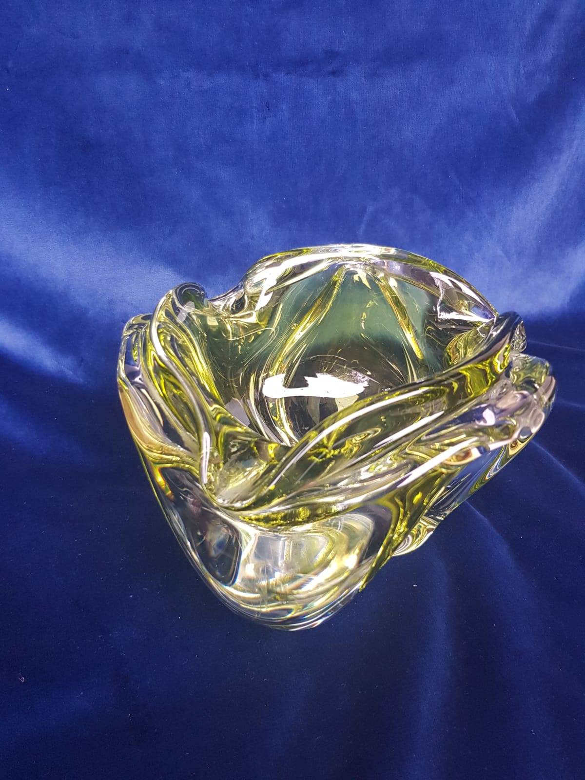 Glass Bowl/Ashtray by Josef Hospodka, Czechoslovakia 1960s