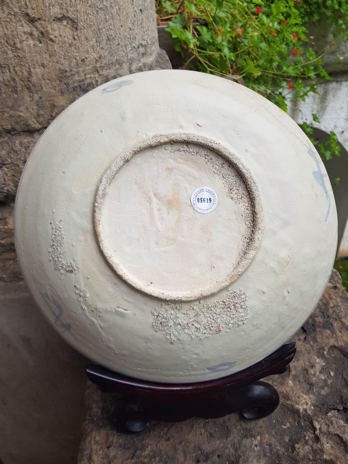 Set of 3 "Phoenix" Plate, Binh Thuan Shipwreck, Swatow, Ming Dynasty, China 1608