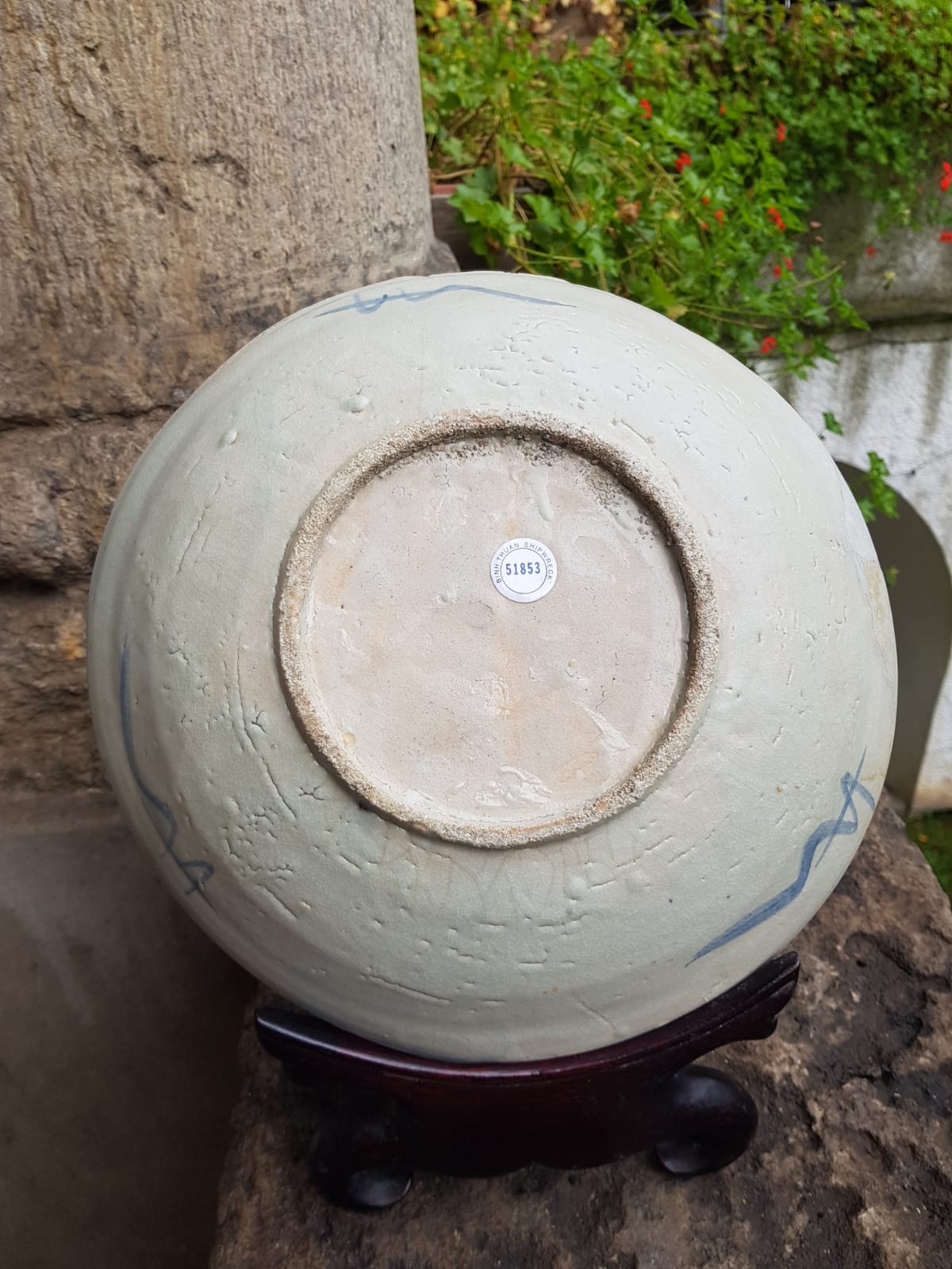 Set of 3 "Phoenix" Plate, Binh Thuan Shipwreck, Swatow, Ming Dynasty, China 1608