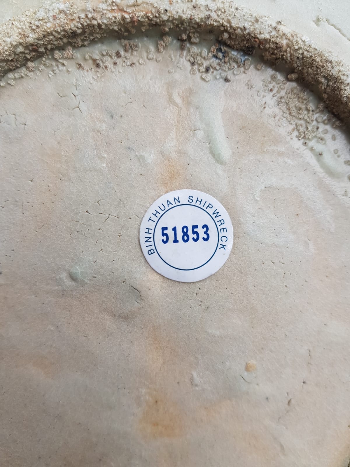 Set of 3 "Phoenix" Plate, Binh Thuan Shipwreck, Swatow, Ming Dynasty, China 1608