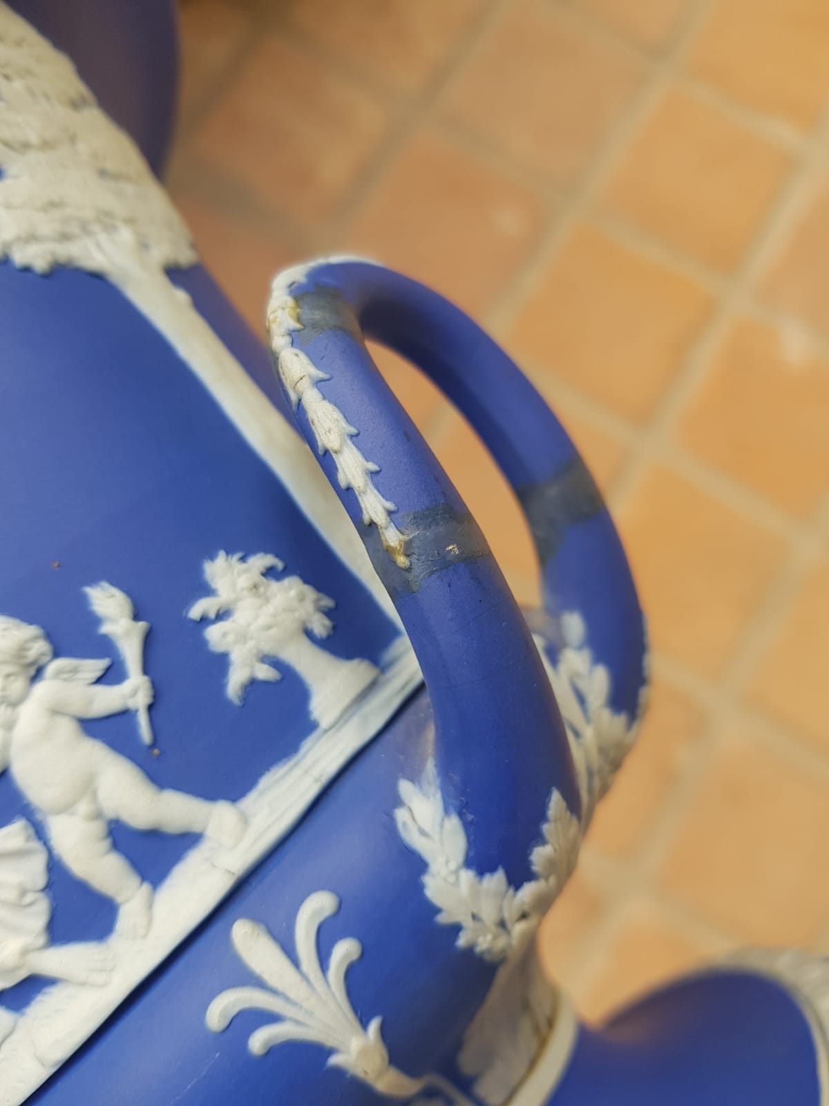 Campana Vase, Jasperware Wedgwood, England, 19th Century