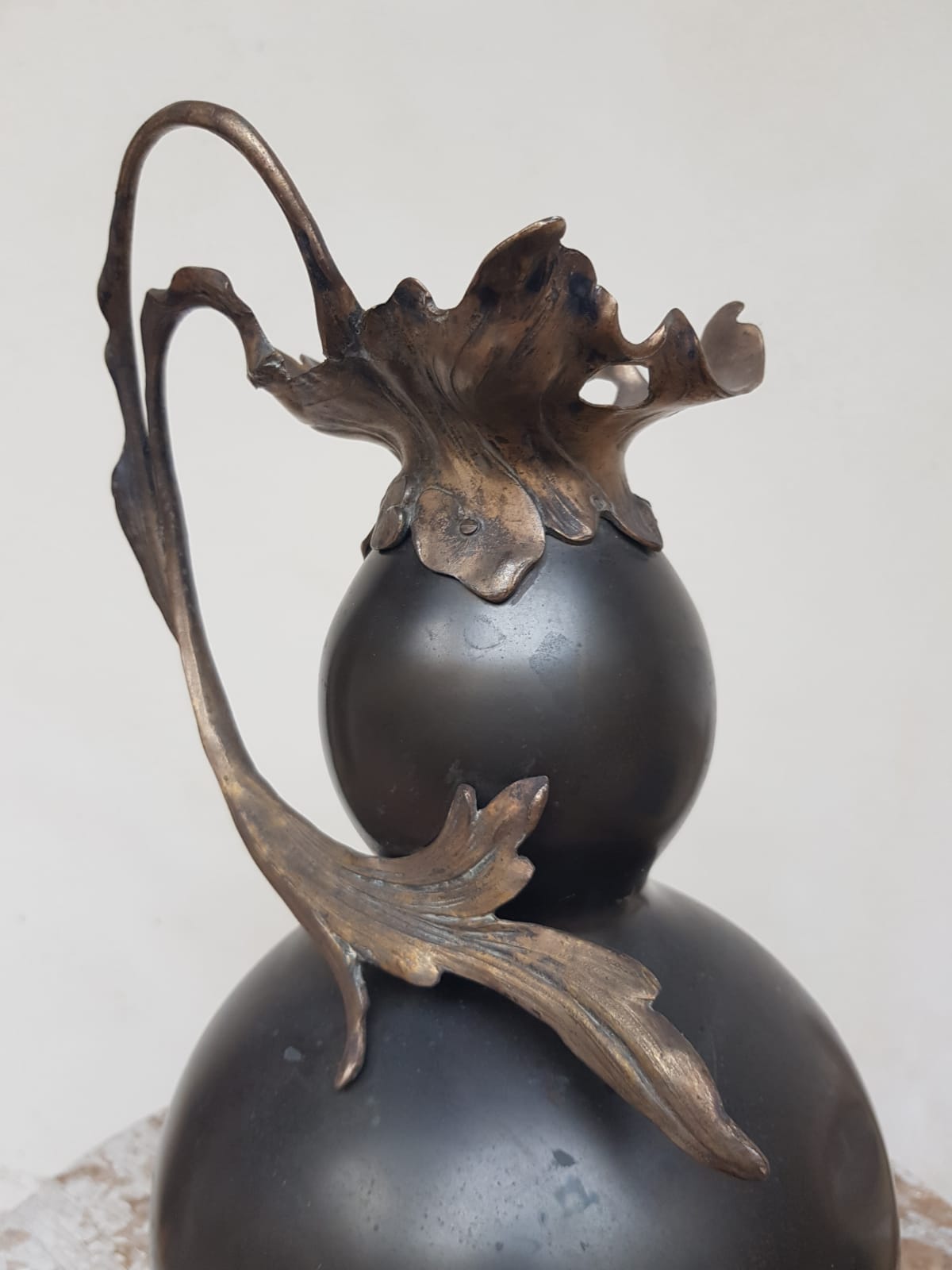 Bronze Japanese Vase, Meiji Period, cca 1900