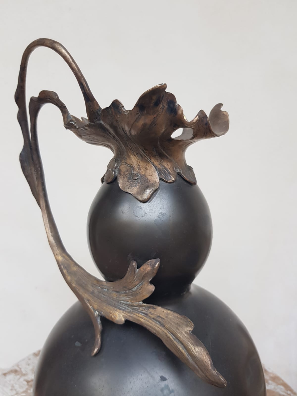 Bronze Japanese Vase, Meiji Period, cca 1900