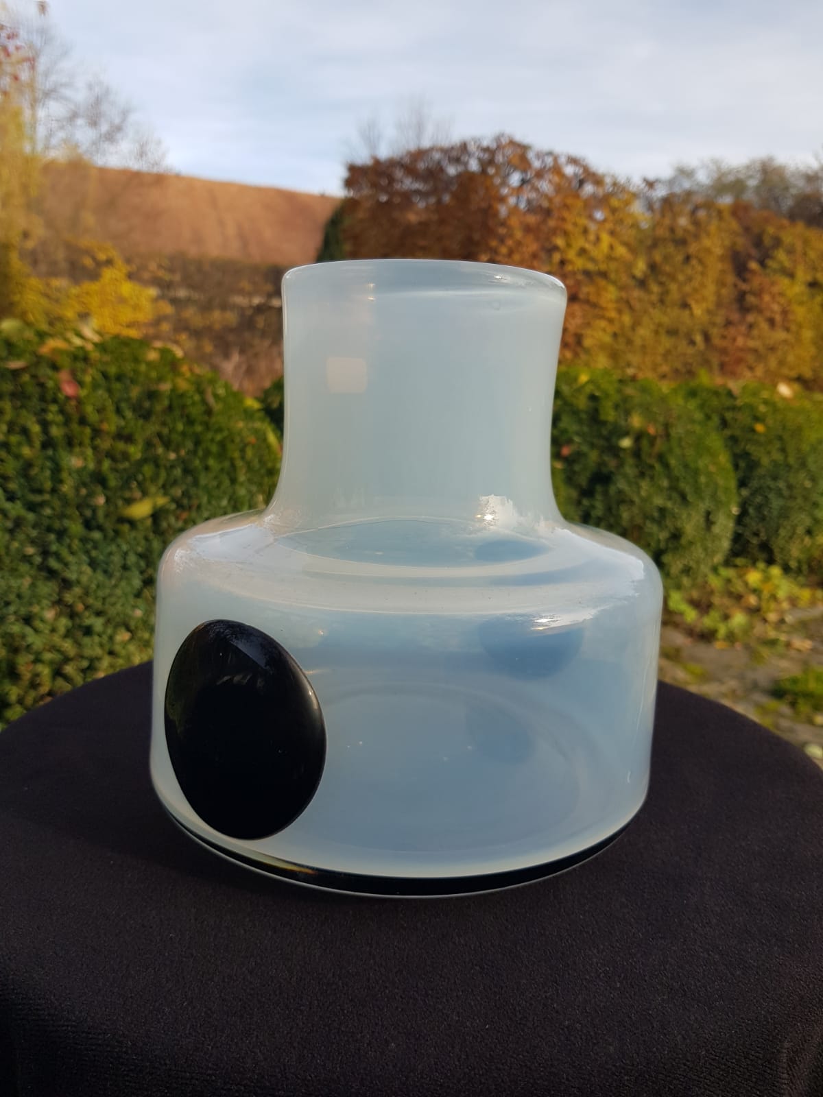 Antique Koloman Moser Glass Vase, Bohemia 1903