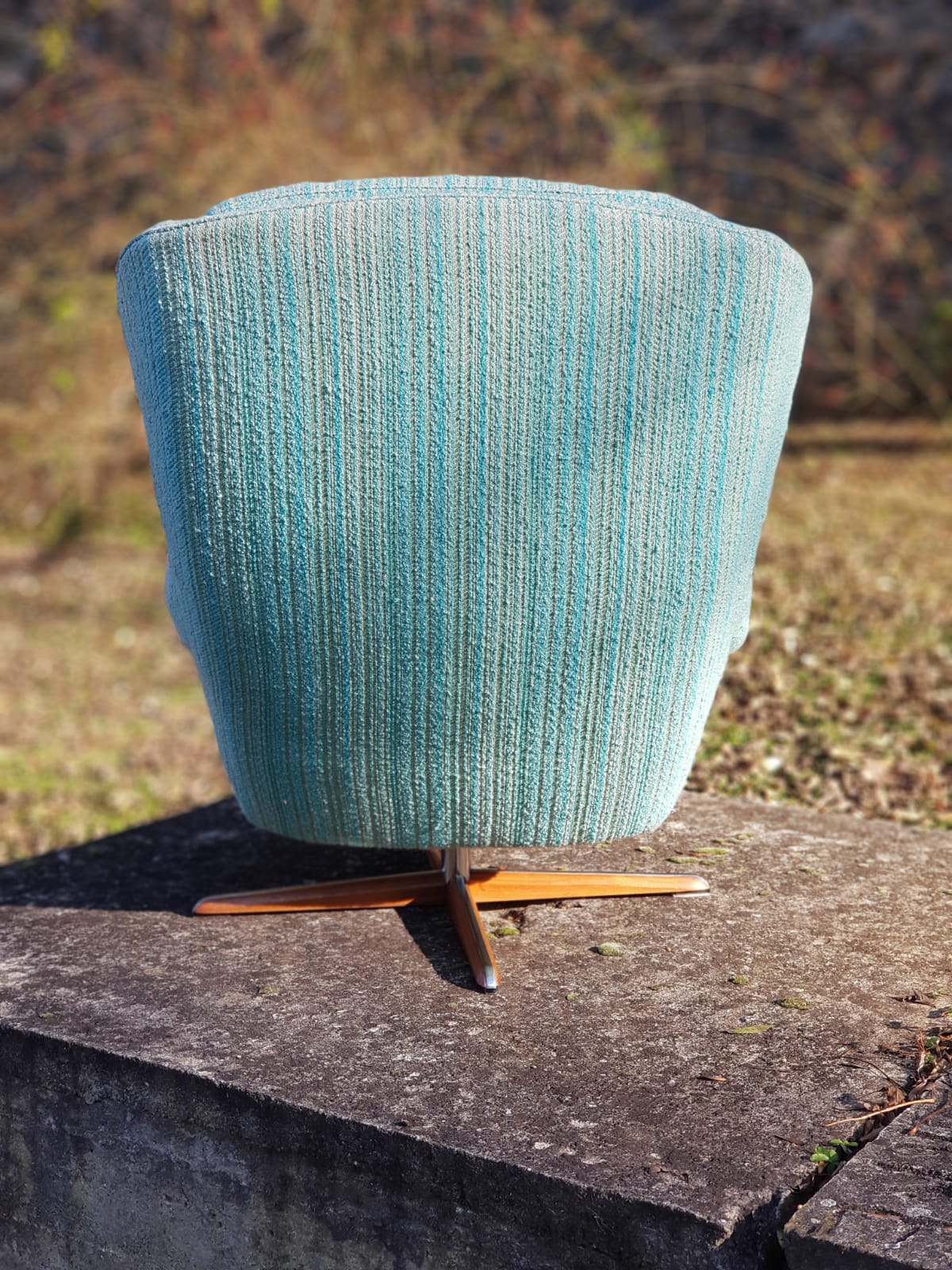 Bröderna Andersson Swivel Armchair, Sweden 1960s