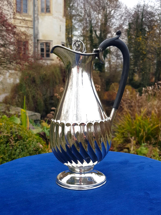 Antique  925 Sterling Silver Coffee Pot, England, 1906