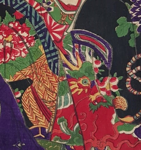 Utagawa Kuniyoshi, Woodblock Print, Ukiyo-e,  "Mitsuwa and Hatsuharu", 1840s, Edo Period