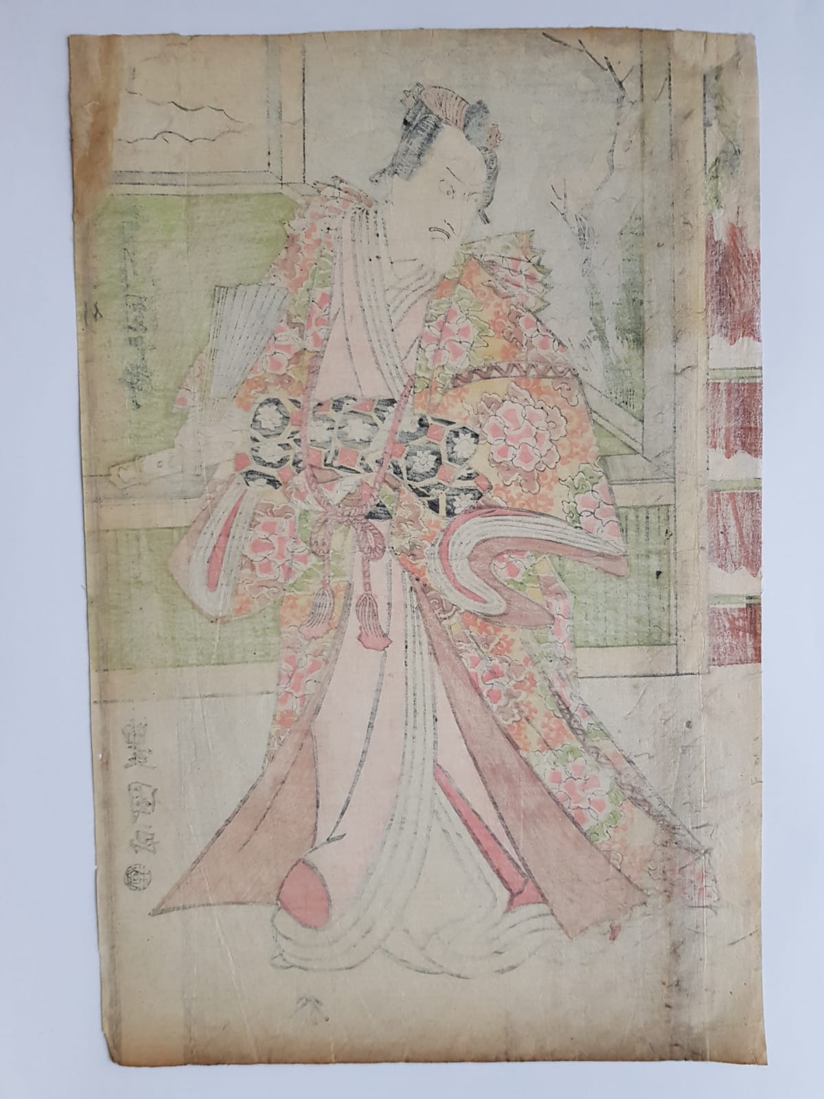 Authentic Japanese Ukiyo-e Woodblock Print: Actor Ichikawa Danjūrō by Utagawa Toyokuni