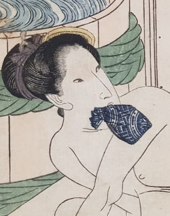 Utagawa Kunisada, "(Shunka shūtō) / Shiki No Nagame", Ukiyo-e Woodblock Print, Japan, 1827, Edo Period