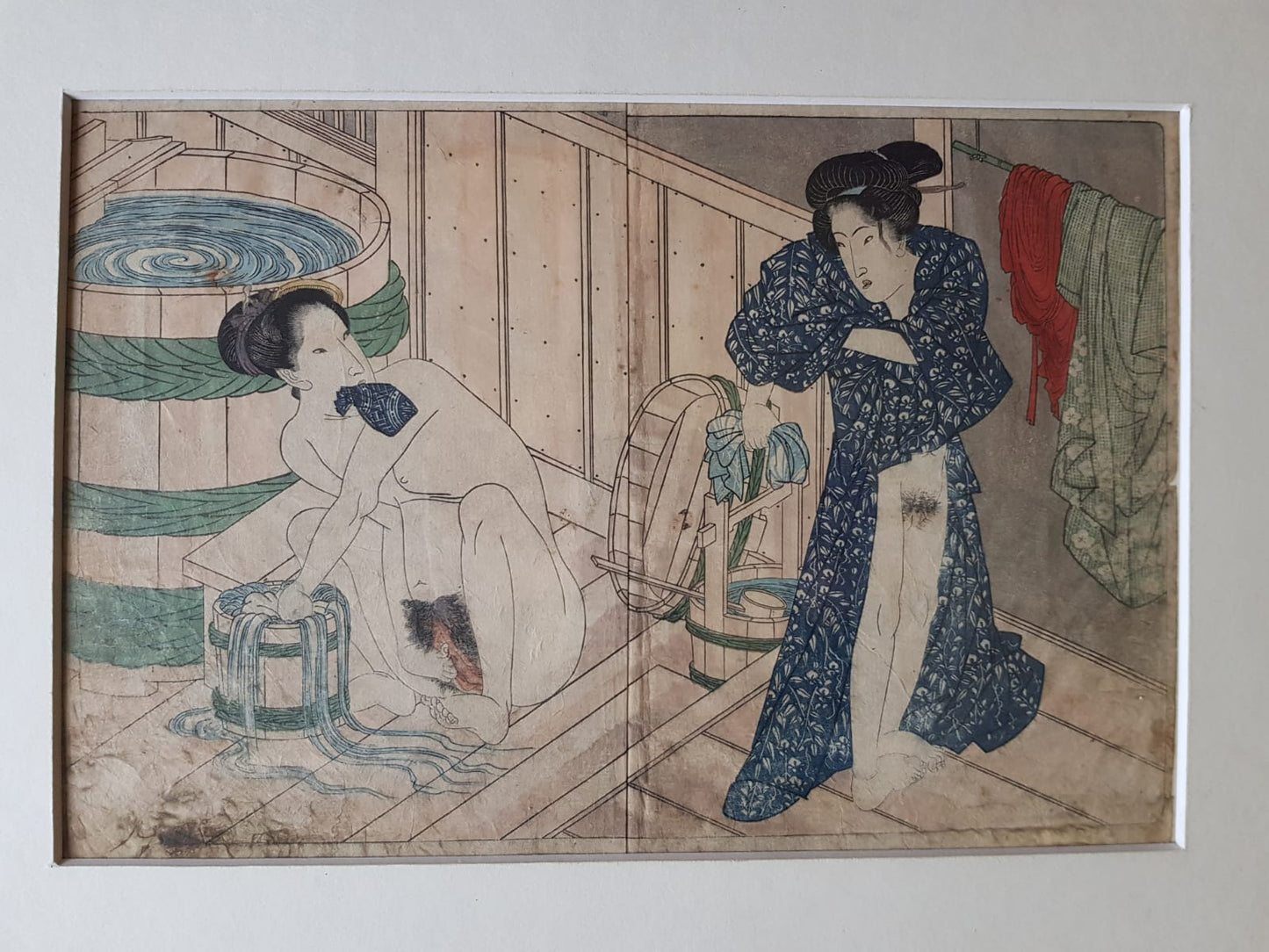 Utagawa Kunisada, "(Shunka shūtō) / Shiki No Nagame", Ukiyo-e Woodblock Print, Japan, 1827, Edo Period