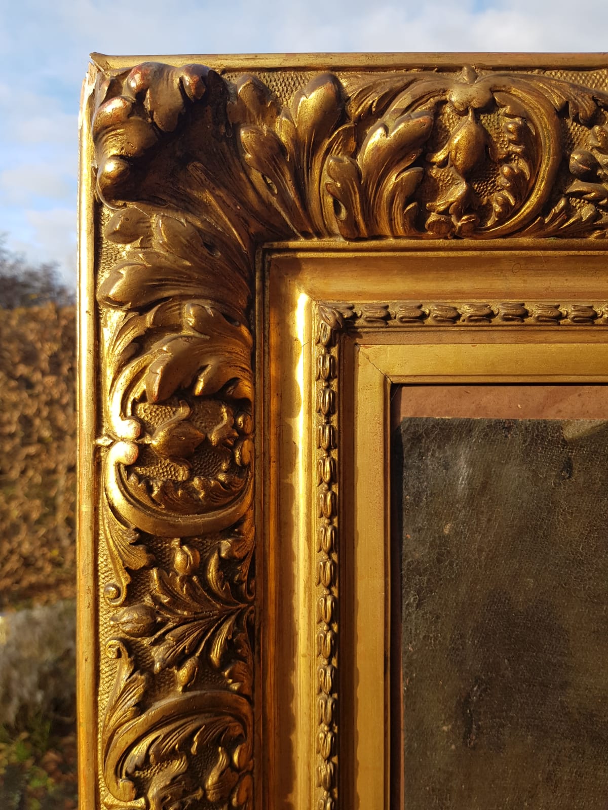 Hagar and The Angel, Oil on Canvas, Framed, Italian School, 17th Century