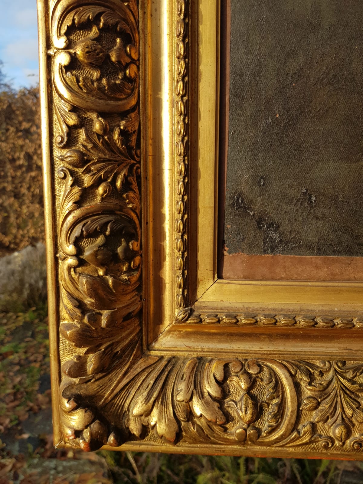 Hagar and The Angel, Oil on Canvas, Framed, Italian School, 17th Century