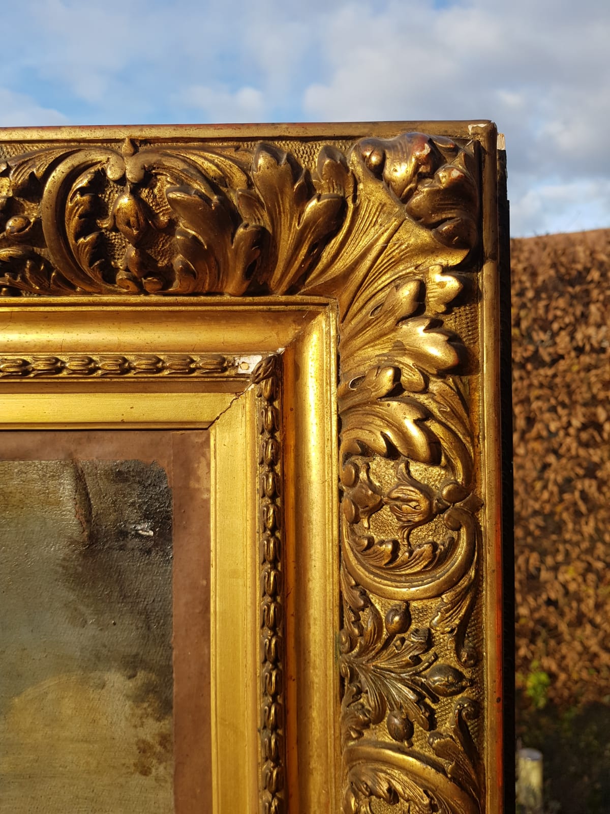 Hagar and The Angel, Oil on Canvas, Framed, Italian School, 17th Century