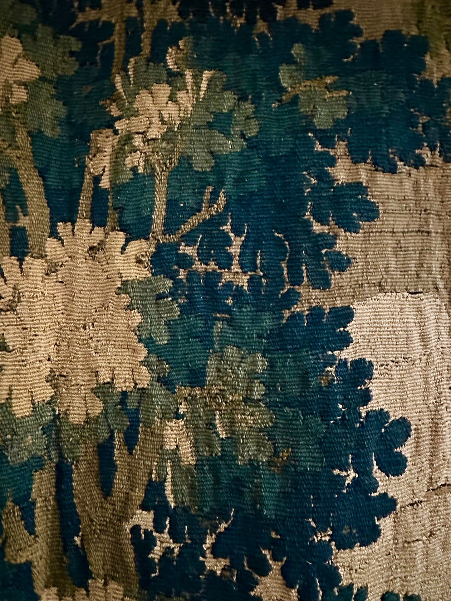 Antique French Verdure Landscape Tapestry, 17th Century