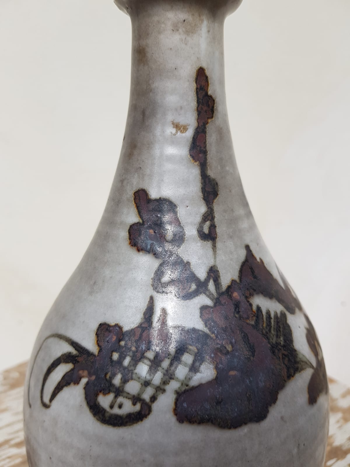 Antique Japanese Tokkuri (Sake Bottle) - Meiji Era (1868–1912)