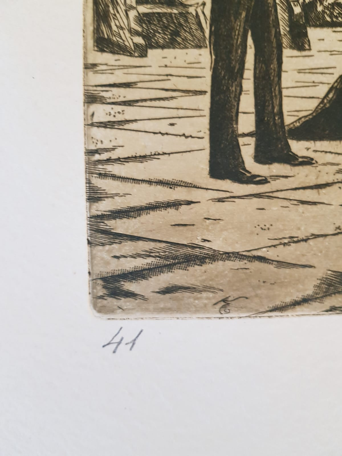 "Poslední píseň" (The Last Song) – Original Print by Jan Konůpek, Czechoslovakia, 1922