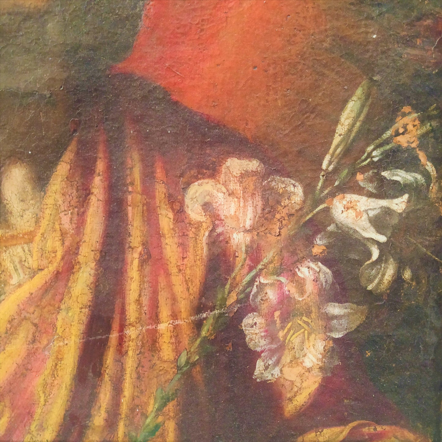 Archangel Gabriel, Italian School, Oil on Canvas, 17th Century