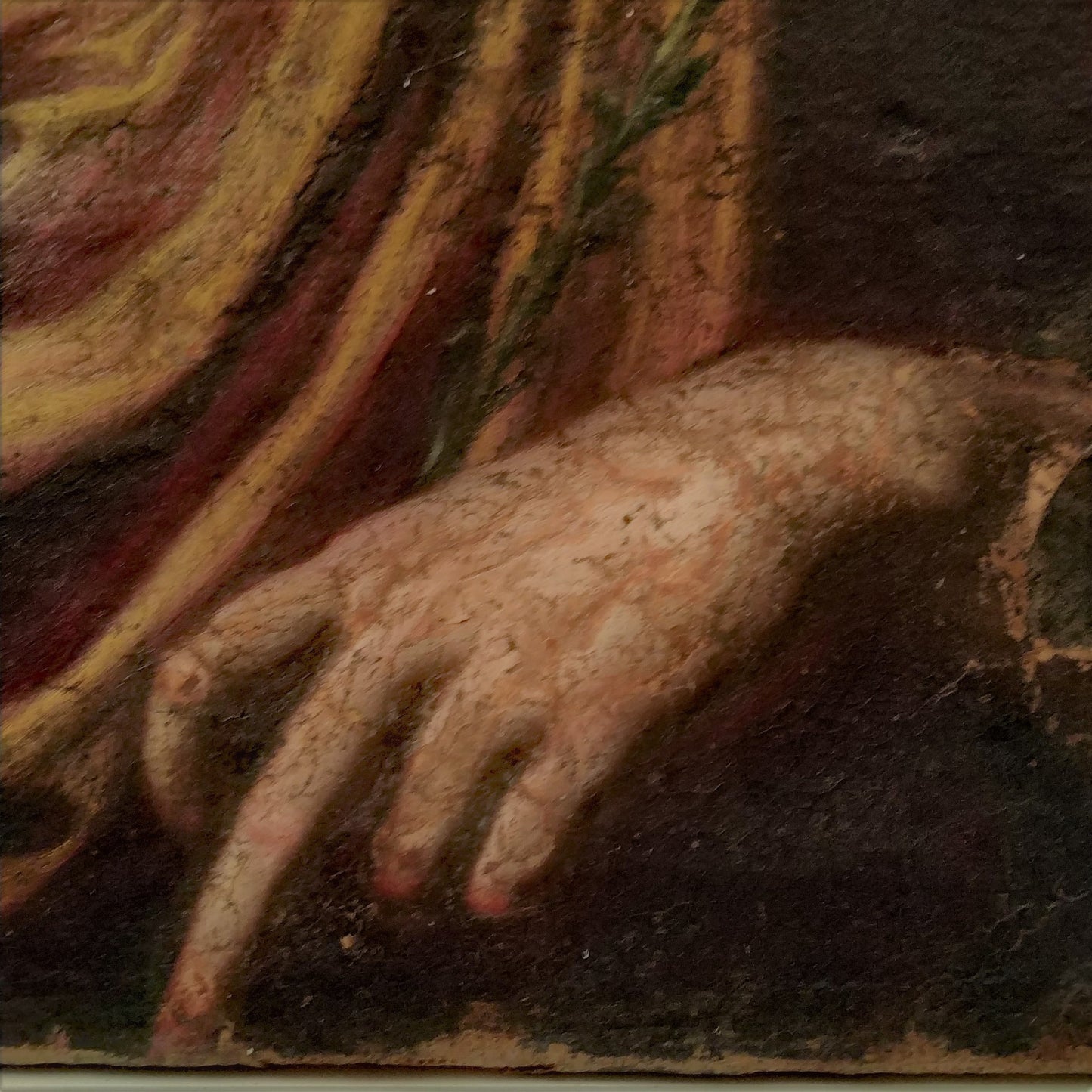 Archangel Gabriel, Italian School, Oil on Canvas, 17th Century