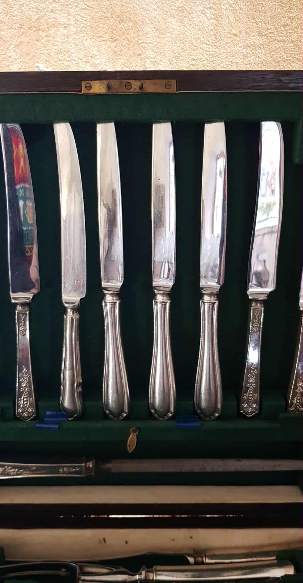 Vintage James Dixon & Sons Sheffield  Silver Plated Cutlery, England, 1920s