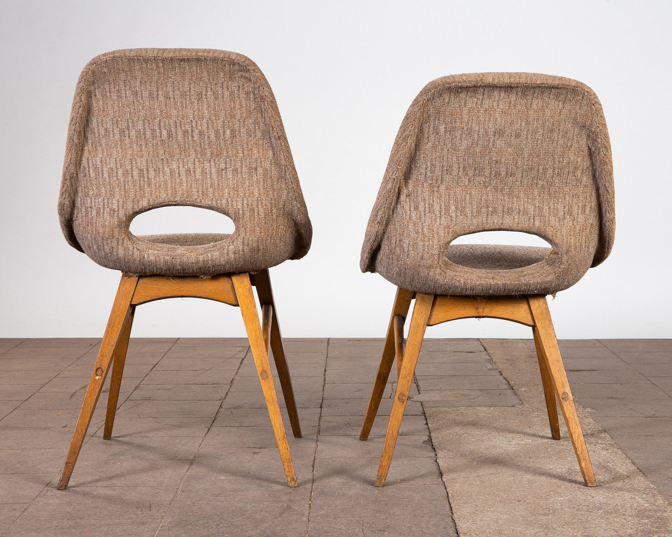 Set of 3 Vintage Dining Chairs, Czechoslovakia, 1960s