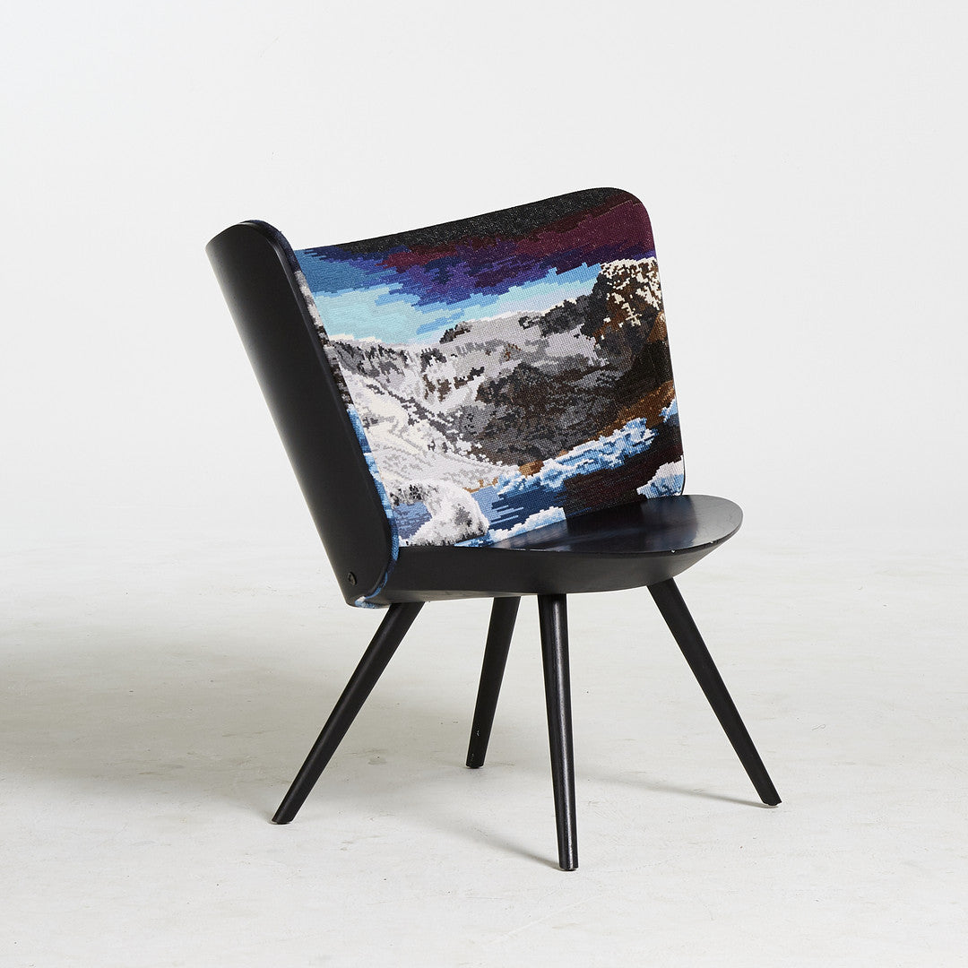 Johan Lindstén "Embroidery Chair Winter" for Cappellini, Italy 2016