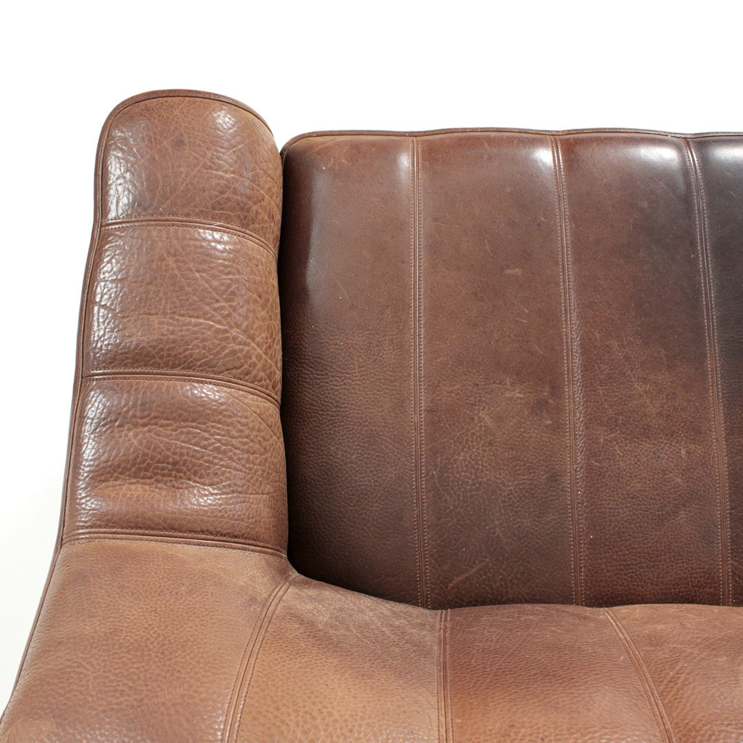 Vintage De Sede DS 44 Leather Lounge Suite, Switzerland, 1970s